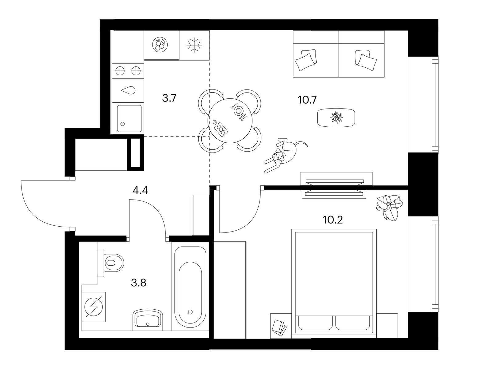Продажа квартир в ЖК ул. Плеханова, вл. 11, корп.1.1