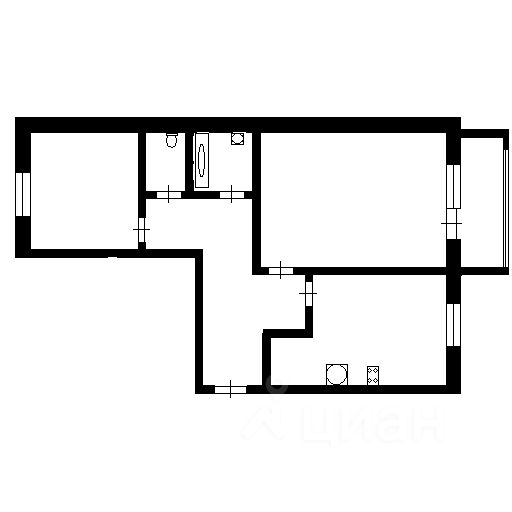 Аренда 2-комн квартиры на вторичном рынке Приозерск, улица Суворова, 36