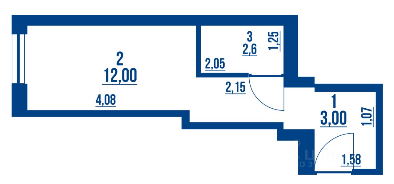 Продажа студии Приморский проспект, 6