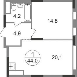Продажа 1-комн квартиры в новостройке Рассказовка д., Бориса Пастернака ул., к. 13.2 Продажа 1-комн квартиры в новостройке Рассказовка д., Бориса Пастернака ул., к. 13.2