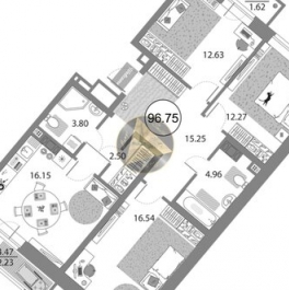 Продажа 3-комн квартиры на вторичном рынке Авиаконструкторов пр-кт,  д. 54