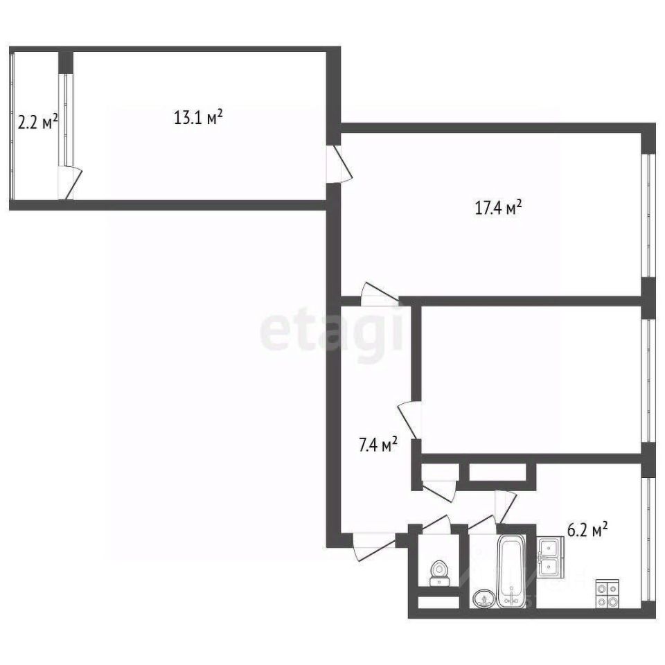 Продажа 3-комн квартиры на вторичном рынке улица Партизана Германа, 23