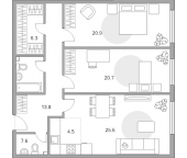 Продать Квартиры в новостройке Москва г., Верхнелихоборская ул.   5