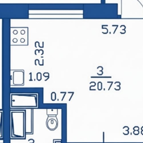1-комн квартира Глухарская улица, 16к1