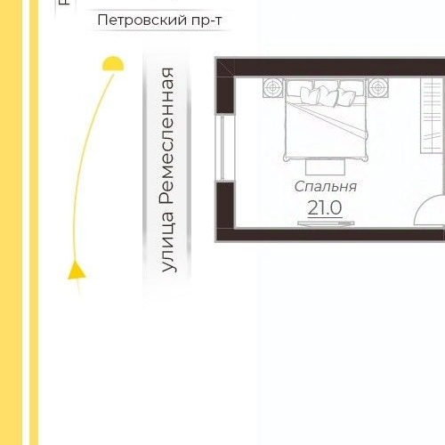3-комн квартира Петровский проспект, 5