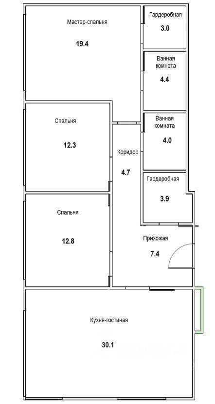 Продажа 3-комн квартиры на вторичном рынке Гжатская улица, 5к8