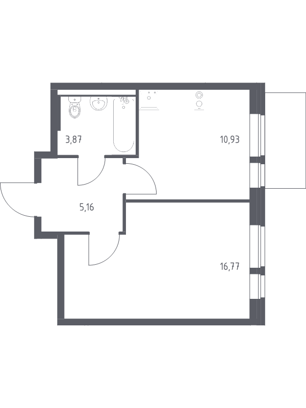 Продажа 1-комн квартиры в новостройке Балашиха г., Балашихинское ш.,  к. 2