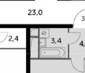 Продать Квартиры вторичка пос. Развилка, проезд Римский, 15   