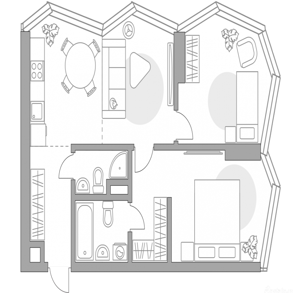 Продажа 3-комн квартиры в новостройке , улица Народного ополчения, 34