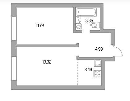 Продажа 2-комн квартиры на вторичном рынке Красногорск г, Ильинский туп,  д. 4