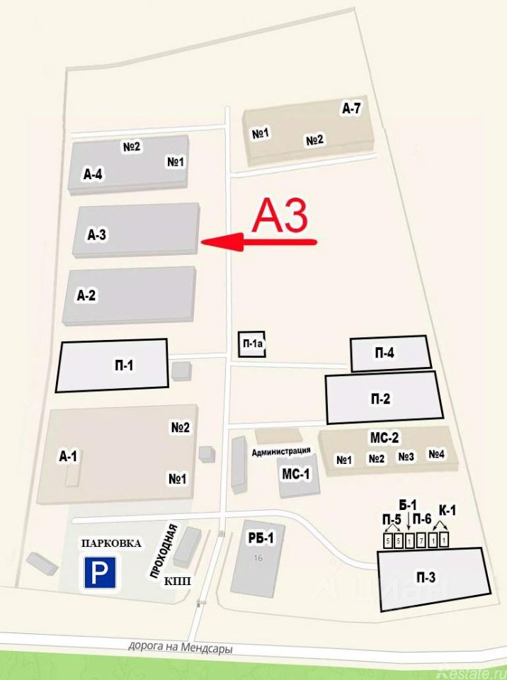 Аренда склада Порошкино, дорога на Мендсары,  д. 10