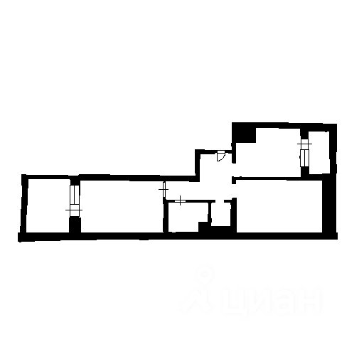 Аренда 2-комн квартиры на вторичном рынке улица Катерников, 7