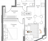 Продать Квартиры в новостройке Москва г., Проектируемый проезд № 4062   Aqua