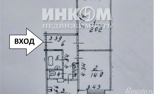Продажа 2-комн квартиры на вторичном рынке Литовский б-р,  д. 13/12