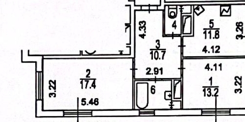 2-комн квартира Большая Калитниковская улица, 42А