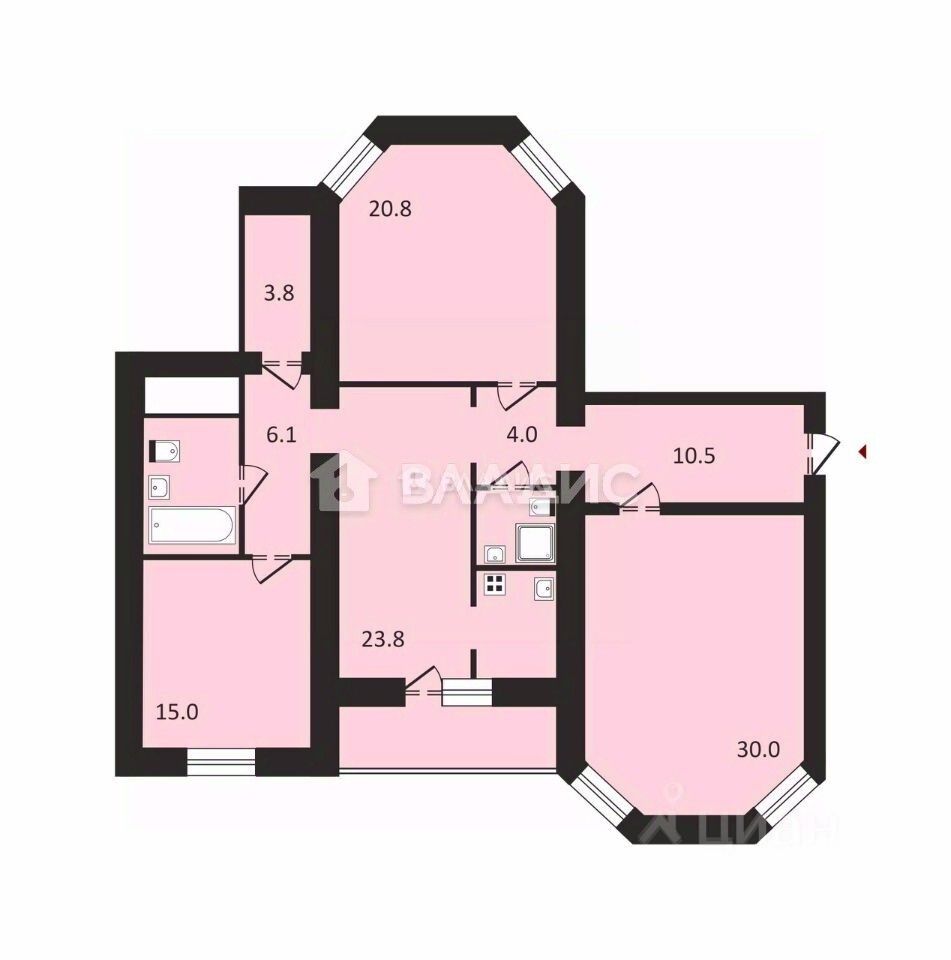 Продажа 3-комн квартиры на вторичном рынке Конаковский проезд, 8К2