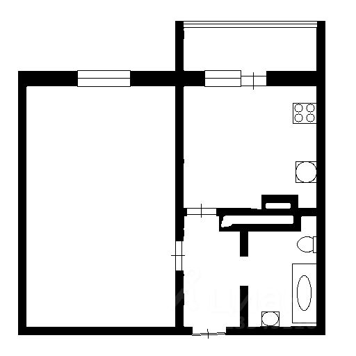 Продажа 1-комн квартиры на вторичном рынке Люберцы, улица Преображенская, 13