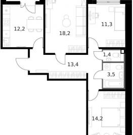 Продажа 3-комн квартиры на вторичном рынке Ленинградское шоссе, д. 228, к. 4 Продажа 3-комн квартиры на вторичном рынке Ленинградское шоссе, д. 228, к. 4