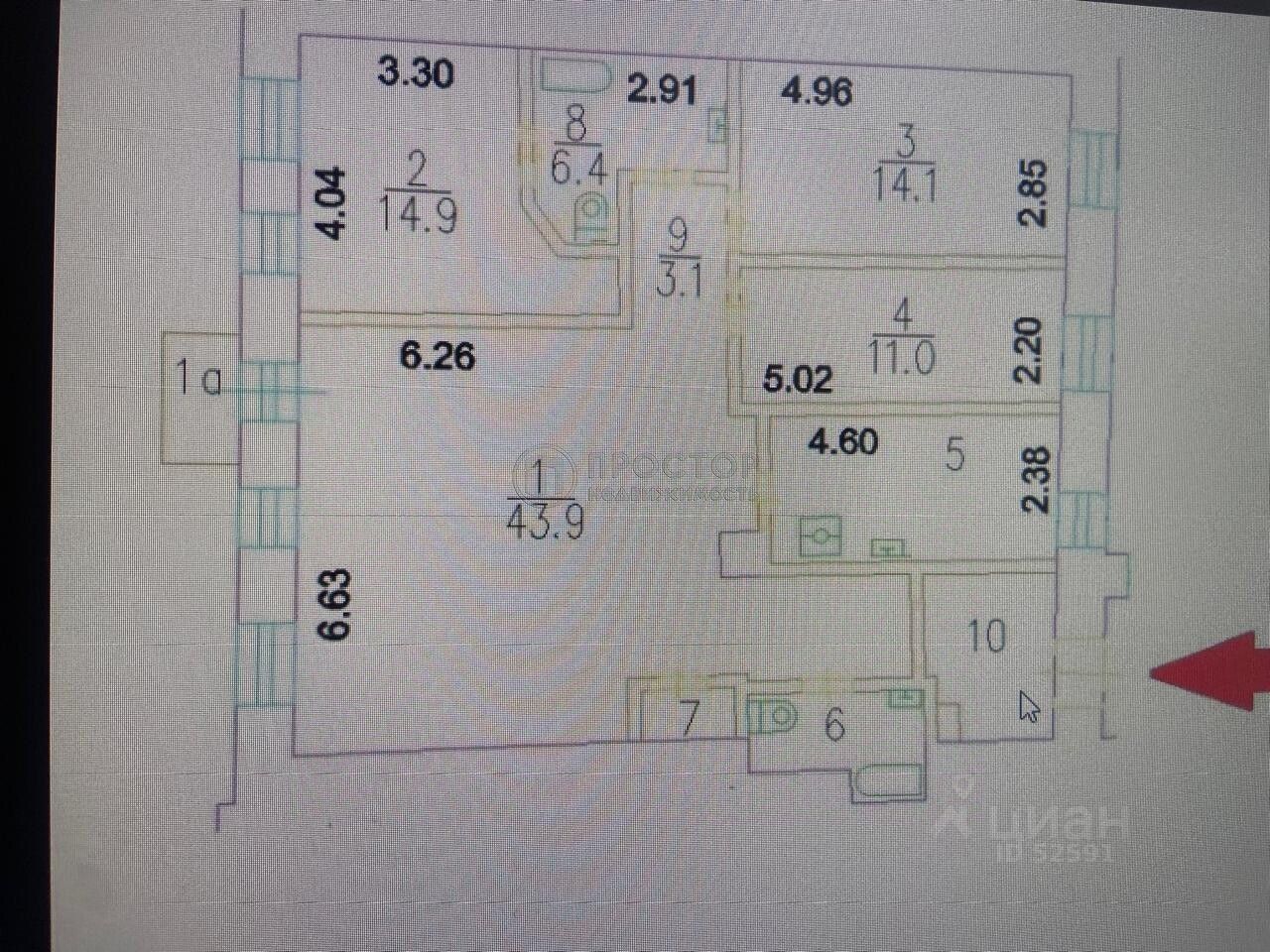 Продажа 4-комн квартиры на вторичном рынке Благовещенский переулок, 5