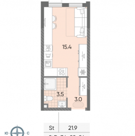 Продажа студии Москва г., Производственная ул.,  к. 2.8