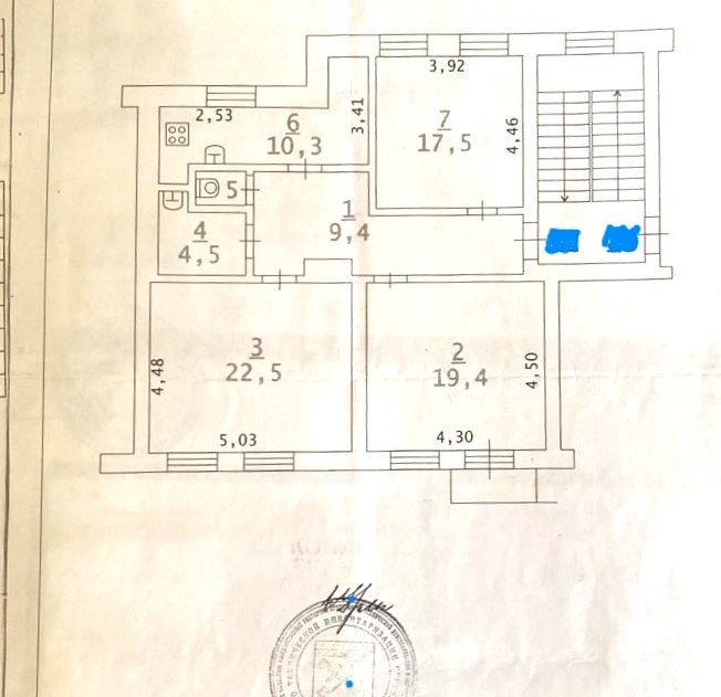 Продажа 3-комн квартиры на вторичном рынке Сертолово г., Ларина ул. ,  д. 6