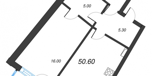 1-комн квартира Зеленогорск г., Ленина пр-кт,  к. 1