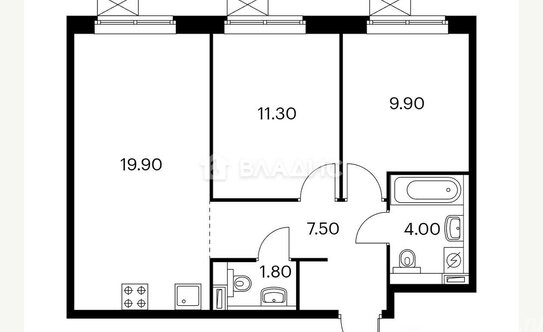 Продажа 3-комн квартиры на вторичном рынке Мытищи г, Юбилейная ул