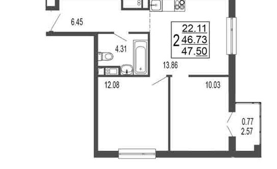 Продажа 2-комн квартиры на вторичном рынке Лыткарино, мкр 6-й,  д. 17