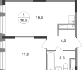Продать Квартиры в новостройке Московский г., Бианки ул.   9.3