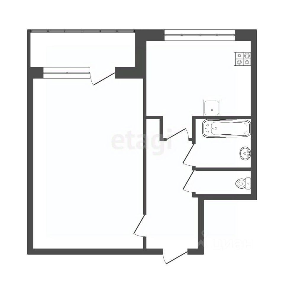 Продажа 1-комн квартиры на вторичном рынке проспект Энгельса, 115К1