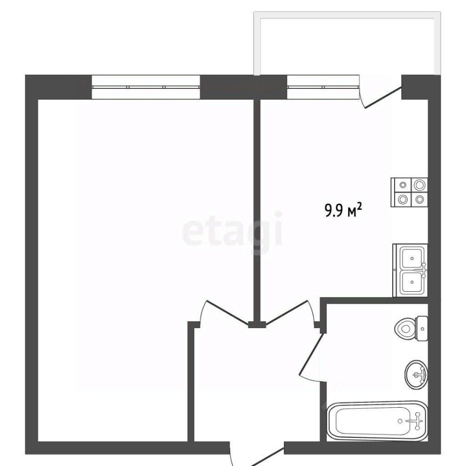 Продажа 1-комн квартиры на вторичном рынке Ташкентский переулок,  д. 9К3