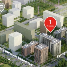 Продажа 2-комн квартиры на вторичном рынке Новый Оккервиль, пр-кт Строителей,  д. 2