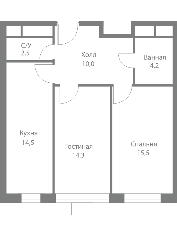 Продажа 2-комн квартиры в новостройке Москва г., Сколковское ш.,  к. 4