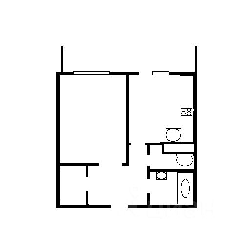 Аренда 1-комн квартиры на вторичном рынке Парашютная улица, 23к1