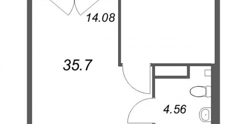 1-комн квартира Зеленогорск г., Кривоносовская ул.,  к. Б4