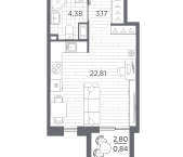 Продать Квартиры в новостройке Санкт-Петербург г., Полюстровский пр-кт   3