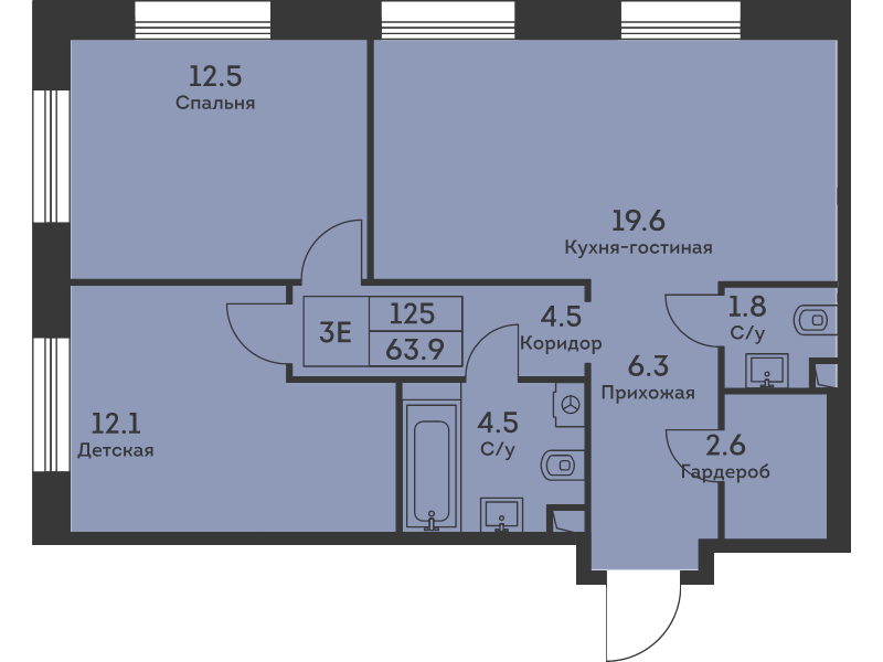 Продажа 2-комн квартиры в новостройке Москва г., Дербеневская ул.,  к. 2