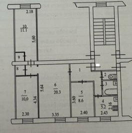 Продажа 4-комн квартиры на вторичном рынке Кировский район, улица Гагарина,  д. 9