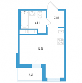 Продажа студии Шушары п., Окуловская ул., к. 1 Продажа студии Шушары п., Окуловская ул., к. 1