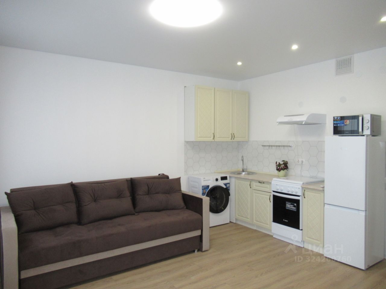 Аренда студии Новоселье городской поселок, улица Невская, 17к1