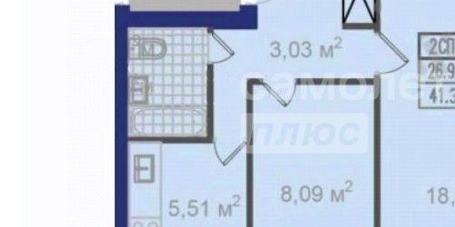 2-комн квартира улица Шаболовка, 59К2