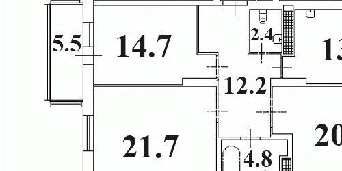 3-комн квартира Петергофское шоссе, 45