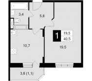 Продажа квартир в ЖК Подольск г., Школьная ул.,  к. 43