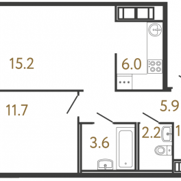 Продажа 1-комн квартиры в новостройке Санкт-Петербург г., Обводного кан. наб.,  к. 1