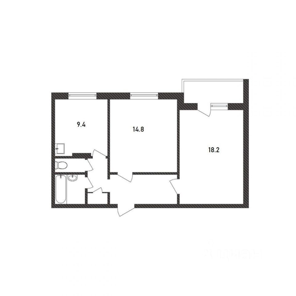 Продажа 2-комн квартиры на вторичном рынке Миклухо-Маклая улица, 22