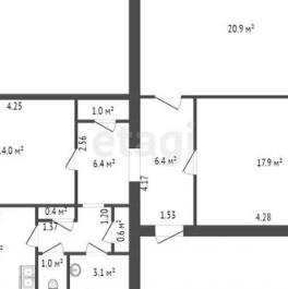 Продажа 3-комн квартиры на вторичном рынке ул Кузнецовская,  д. 44