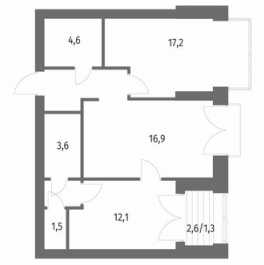 Продажа 2-комн квартиры на вторичном рынке улица Академика Константинова,  д. 1 к1 с1