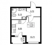 Продать Квартиры в новостройке Новое Девяткино д., Главная ул.   3