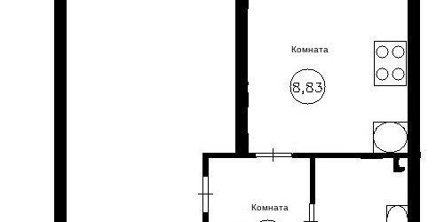 1-комн квартира Павловская улица, 21