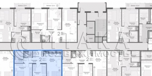 2-комн квартира ул Руднева,  д. 15,  к. 1